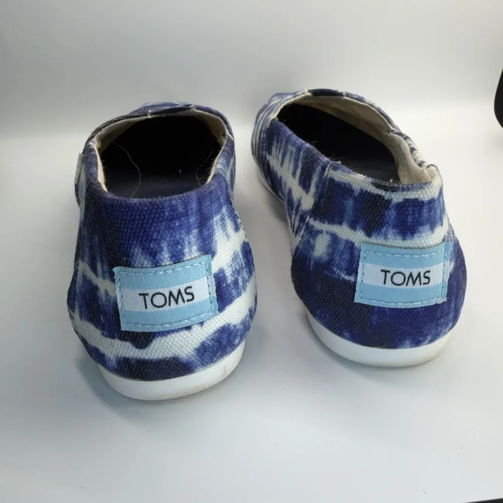 TOMS‎ Women's Alpargata Flats Navy Tie Dye Size 7